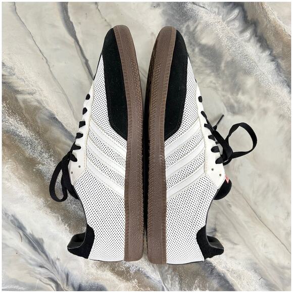 Adidas Samba OG Shoes 2010 Mens 11 White Black Red Sneakers Gum Sole Rare EUC main image 10